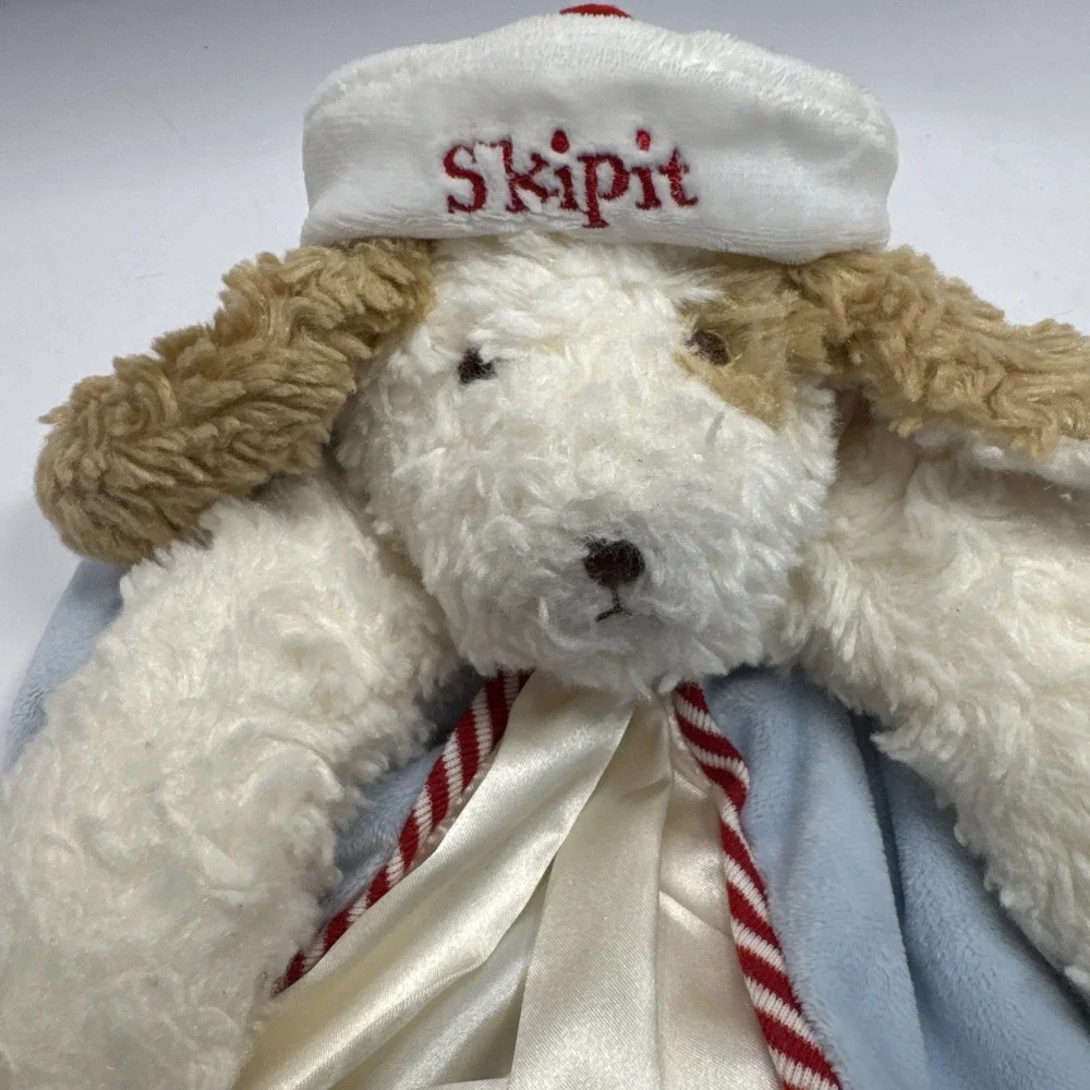 Bunnies By The‎ Bay Skipit Ahoy Mate Puppy Dog Baby Lovey Blue Security Blanket